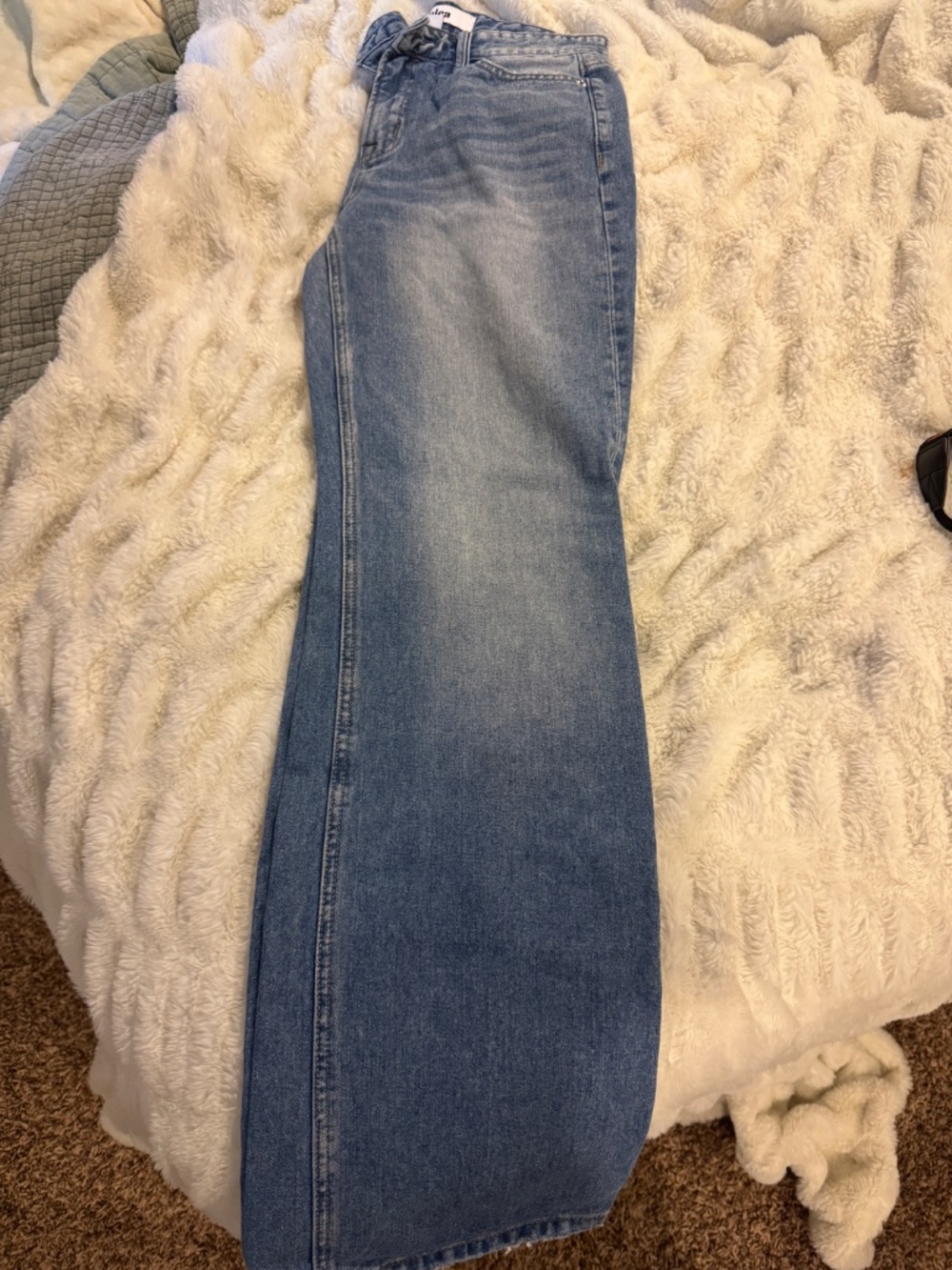 Mica Medium Wash Straight Fit High Rise Jeans - Picture 2 of 8